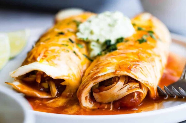 healthy low carb chicken enchiladas imagery