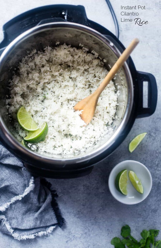 Cilantro Lime Instant Pot Rice
