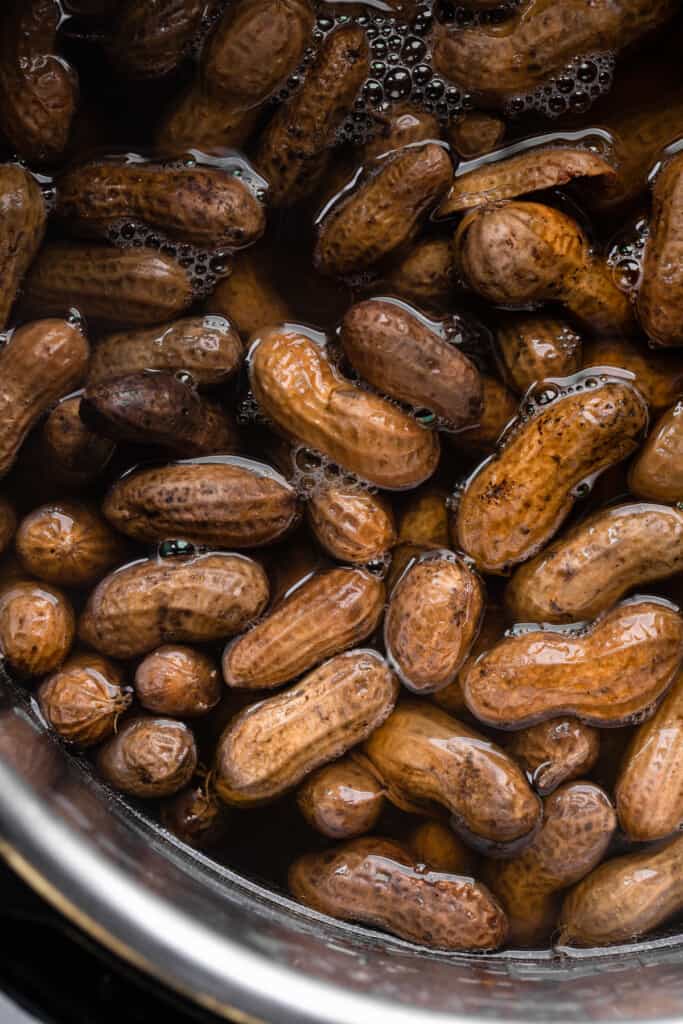 peanuts for Instant Pot Boiled Peanuts soaking in instant pot