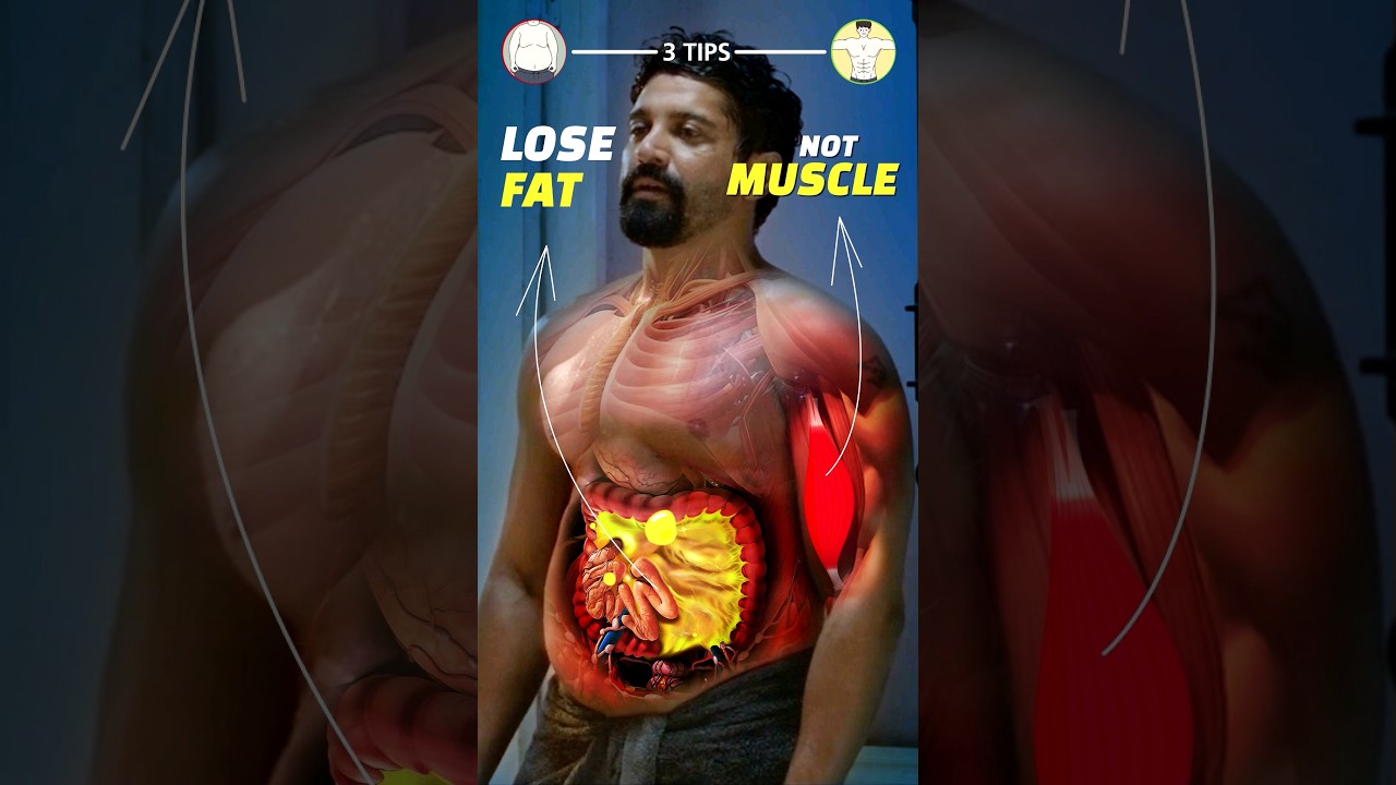 Lose Fat Without Losing Muscle (3 tips)